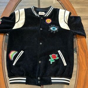 Girls varsity patch jacket